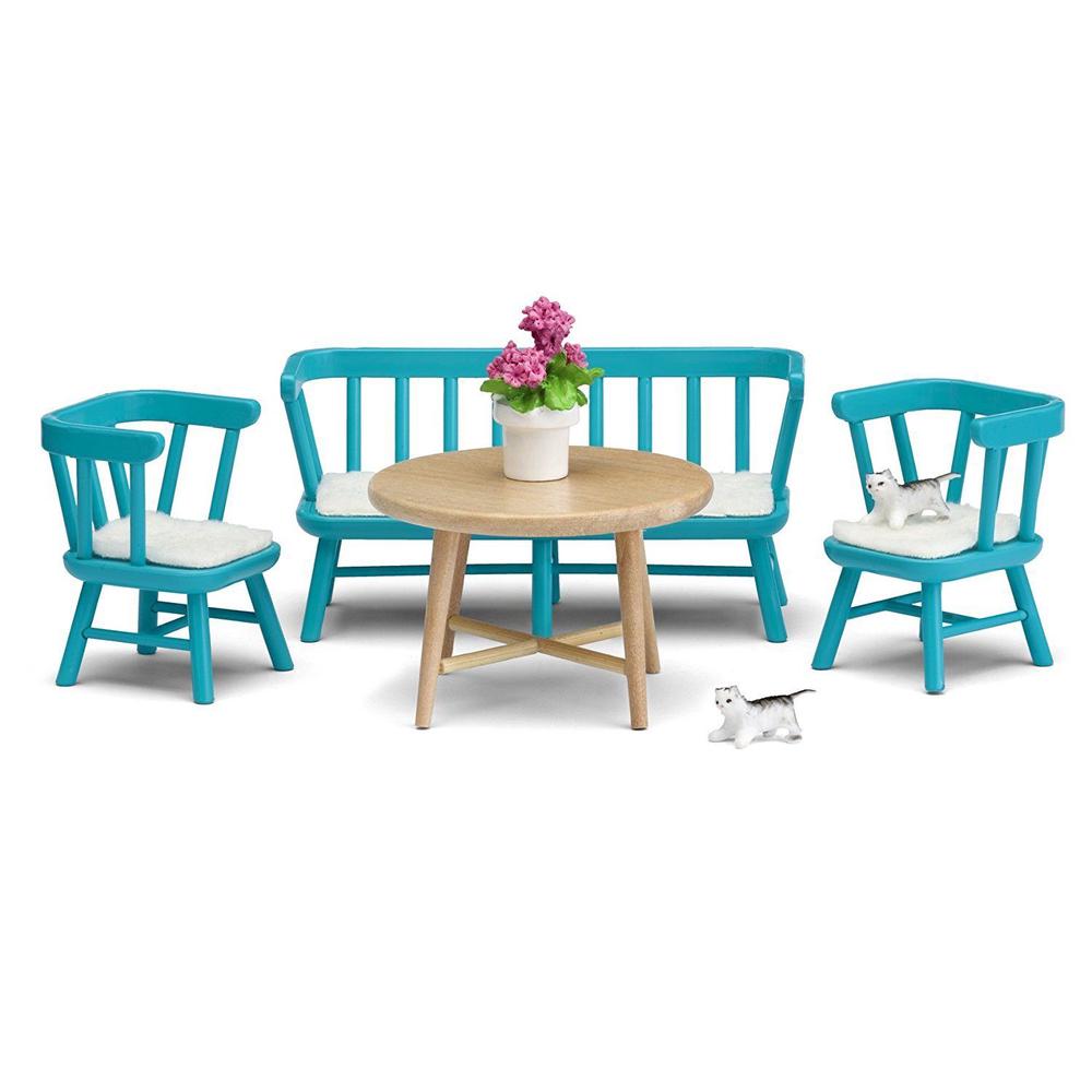 Lundby Smaland Doll's Kitchen Furniture Set (Torquoise) | Buy online at