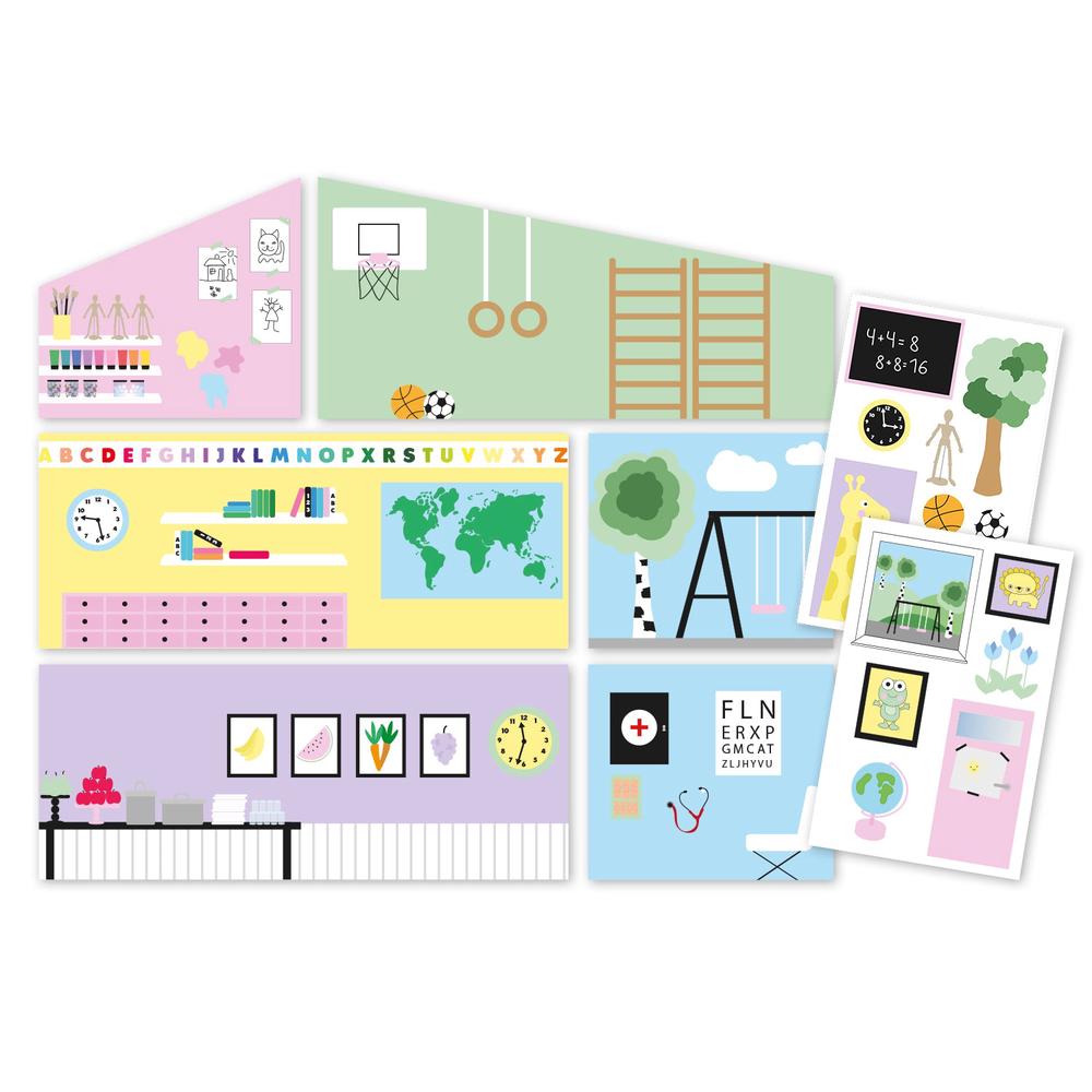 Lundby Creative School Wall Set, 7315626050159