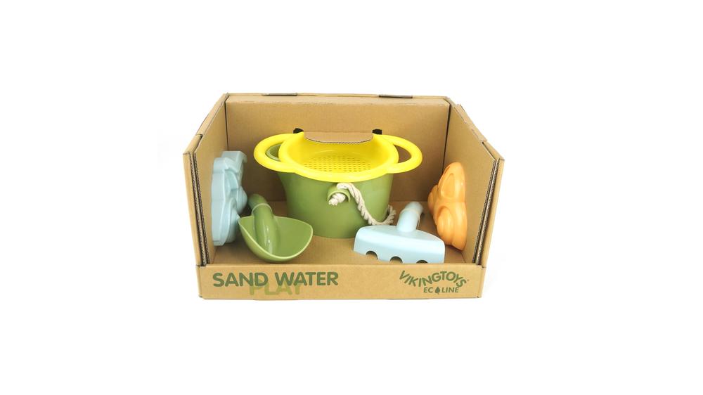 Viking Toys Eco Bucket Set With Sieve, 2 Vehicles Buy online at The Nile