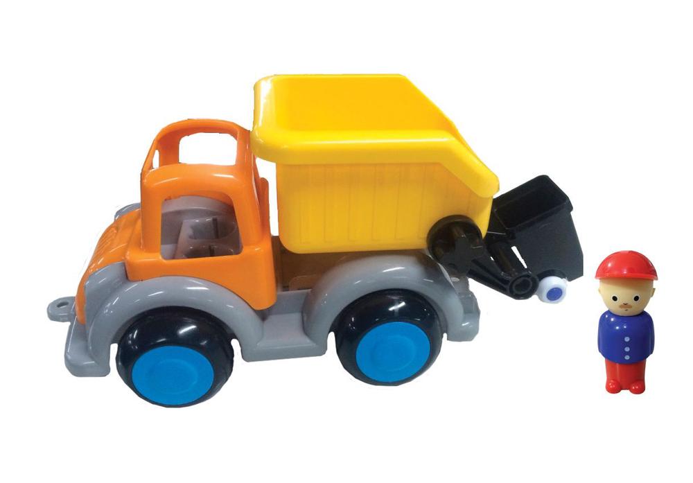 Viking Toys Jumbo Garbage Truck With 1 Figure, 7317677012568