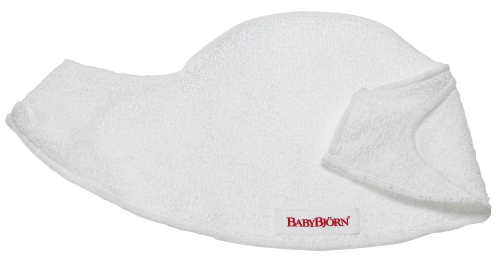 Teething Bib for Baby Carrier - Contains 2 Bibs, Machine Washable (White), 7317680310217