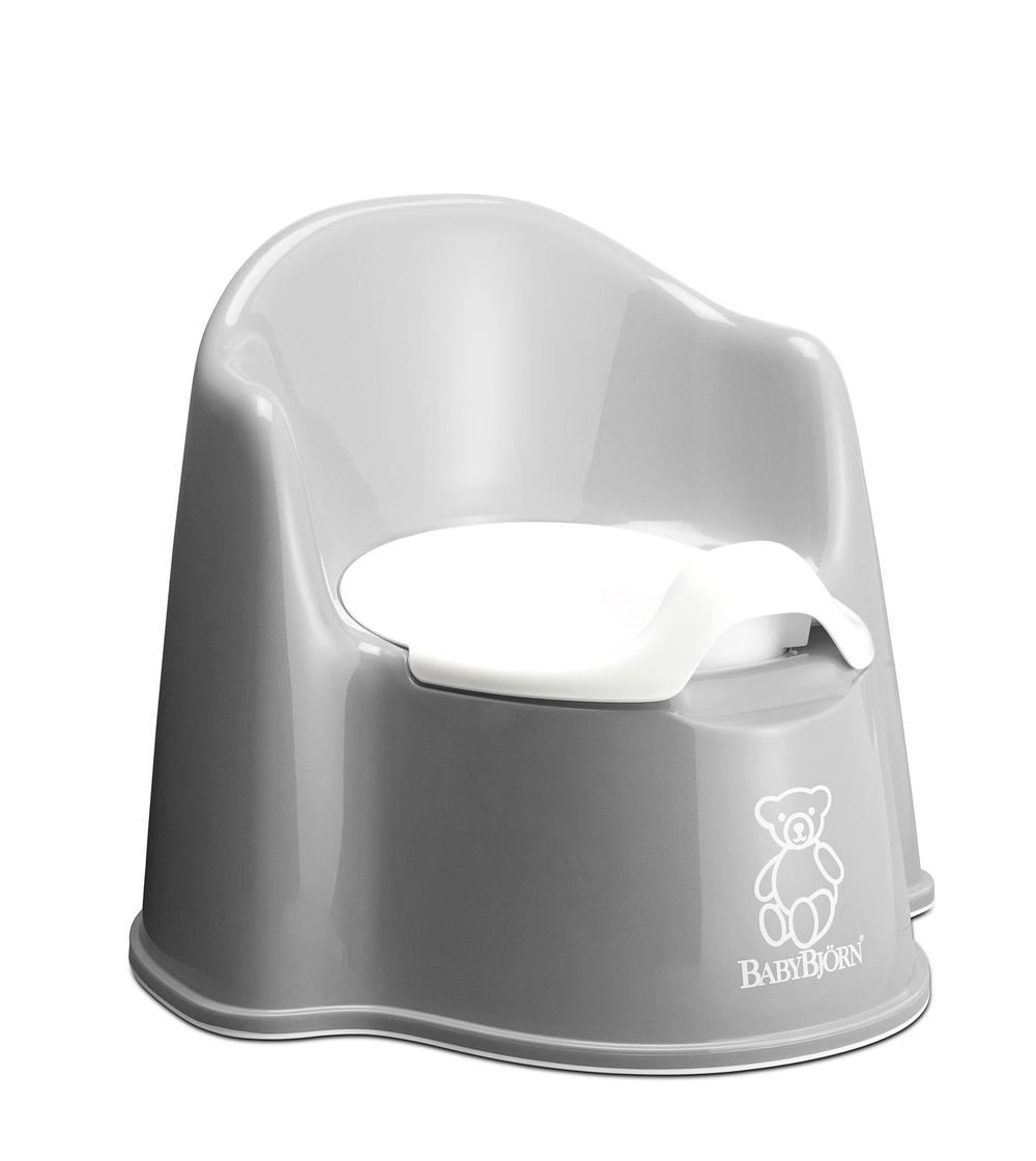 BabyBjorn Potty Chair for Toilet Training (Grey) | Buy online at The Nile