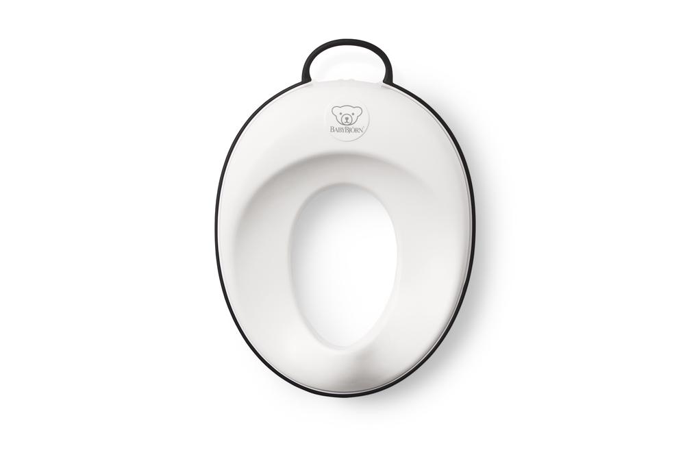 Toilet Training Seat - Easy to Clean & Store (White/Black), 7317680580283