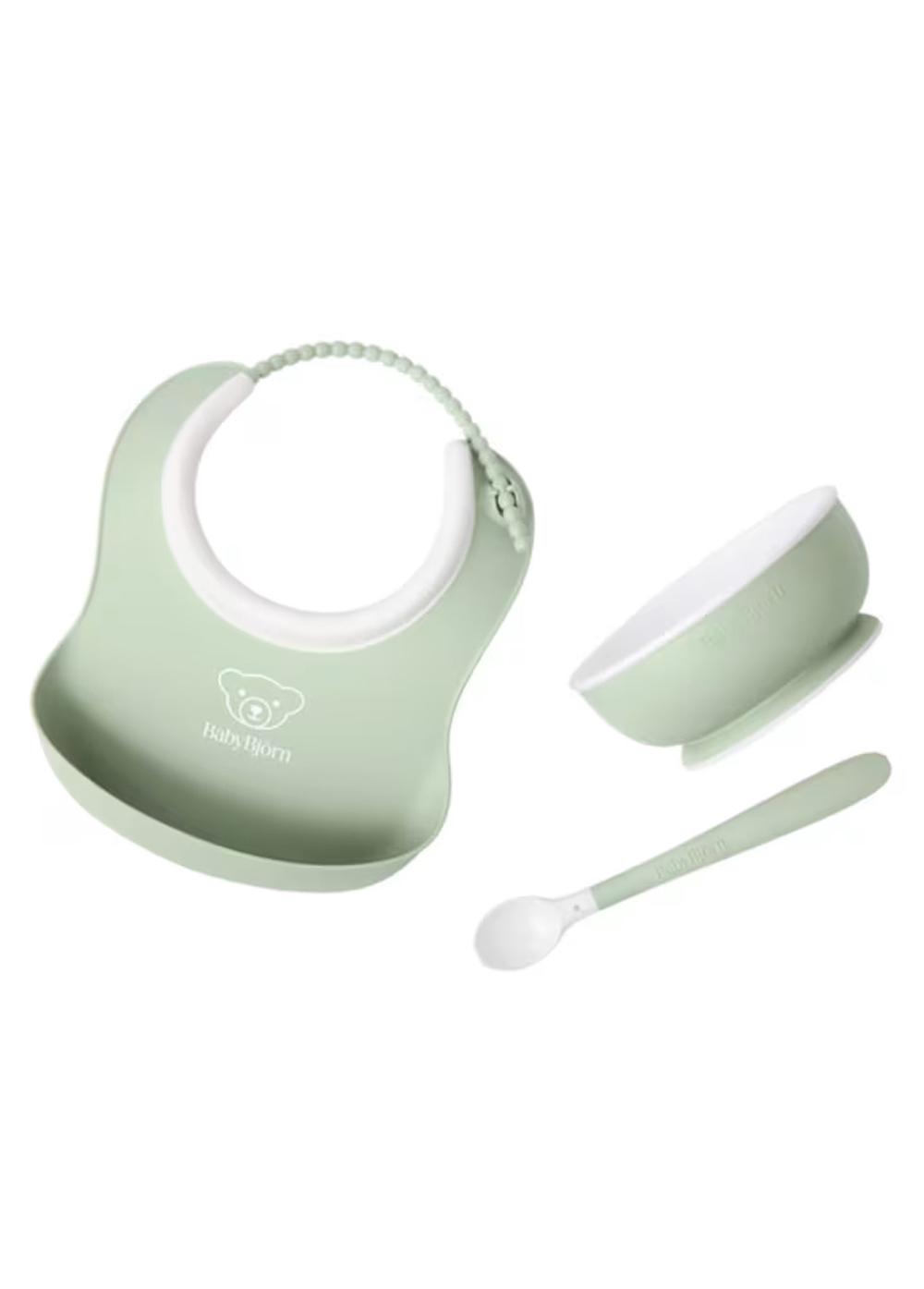 Baby Feeding Set, 3pc (Green), 7317680780034