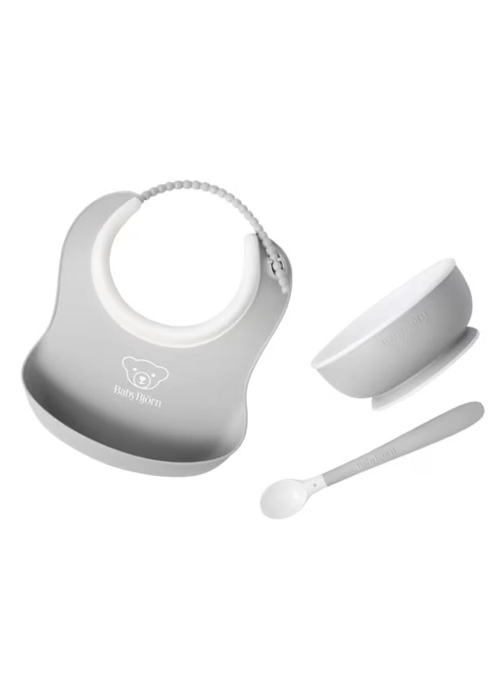 Baby Feeding Set, 3pc (Grey), 7317680780041