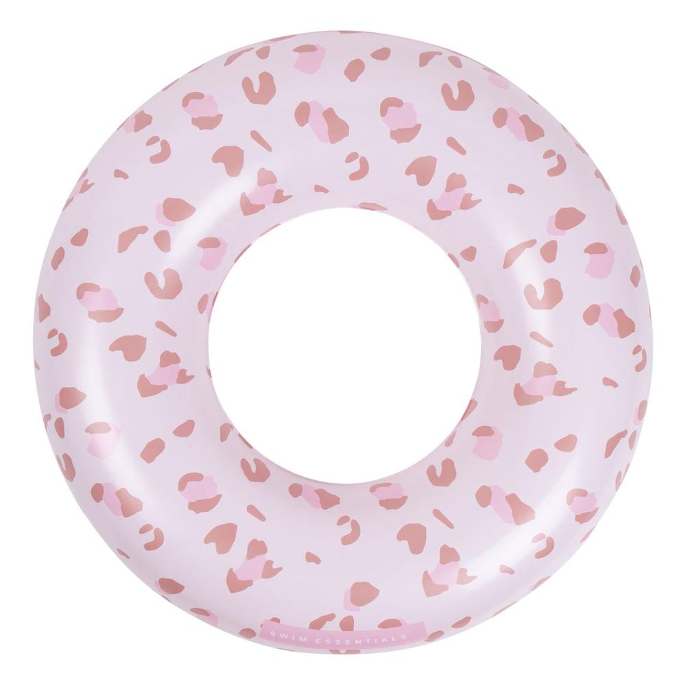 Inflatable Swim Ring (Old Pink Leopard) - 90cm, 7432234055090