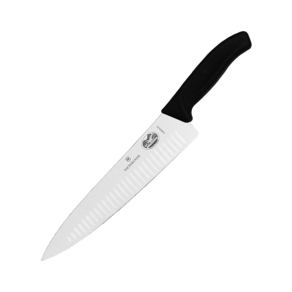 Victorinox Swiss Classic Fluted Edge Carving Knife 25cm Black Buy