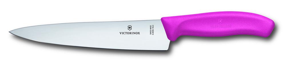 Classic Cooks - Carving Knife, Wide Blade, Blister (Pink), 7611160038272