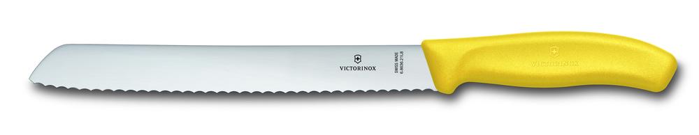 Victorinox Classic Bread Knife Wavy Edge Blade Blister (Yellow) - 21cm, 7611160038326