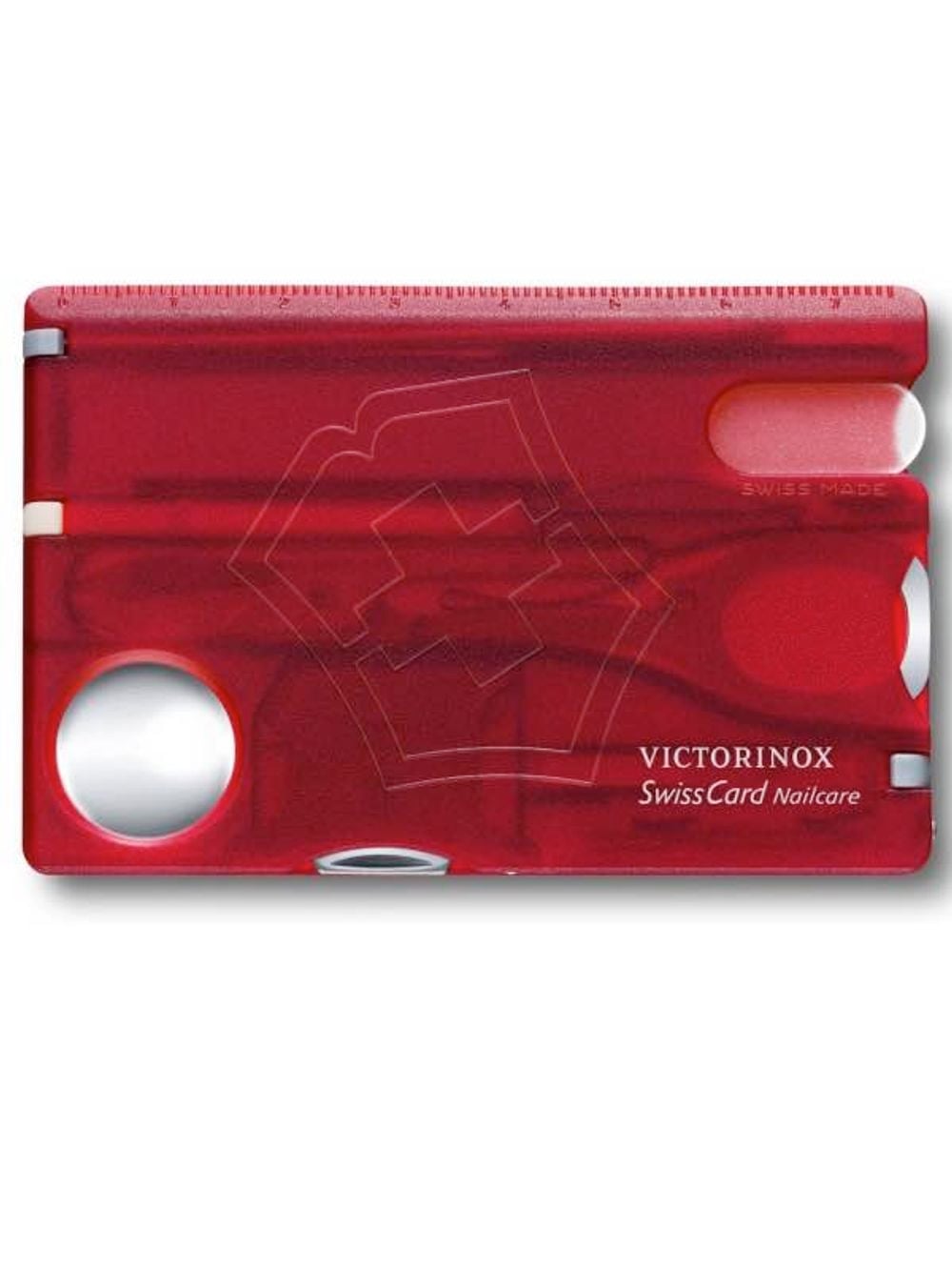 Victorinox Swiss Card Nailcare (Translucent Red) by Victorinox - ISBN: 7611160050595
