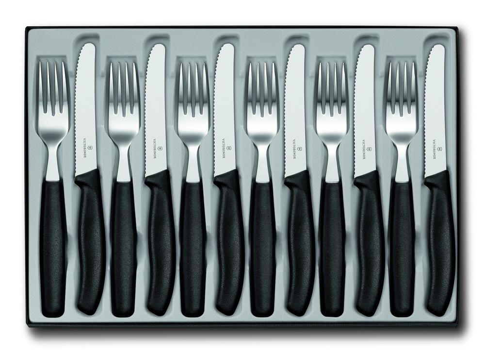 Victorinox Wavy Edge Steak & Tomato Knife, 12 Piece Buy online at The