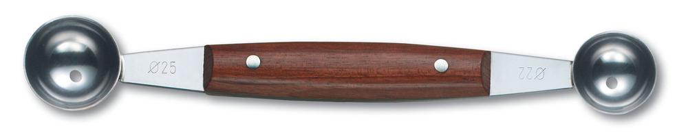 Double Potato Baller With Wood Handle, 7611160703293