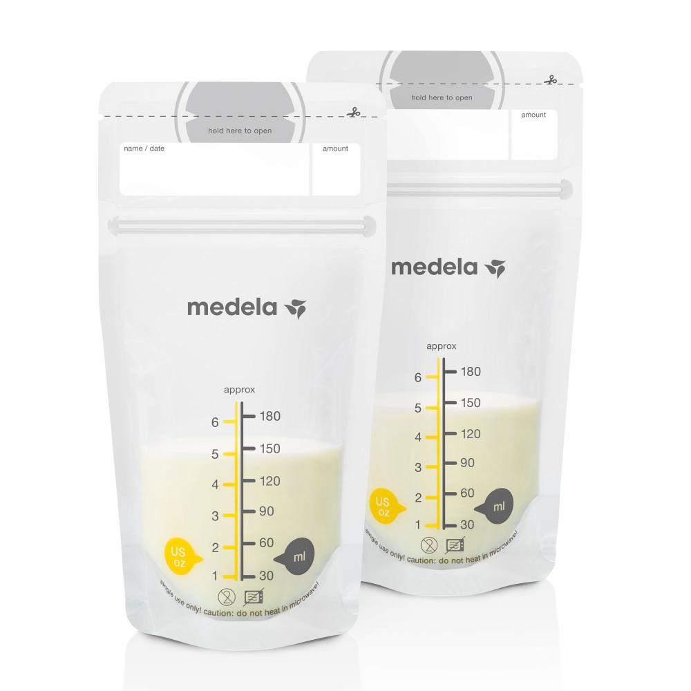 Breast Milk Storage Bags, 25 Pack, 7612367050388