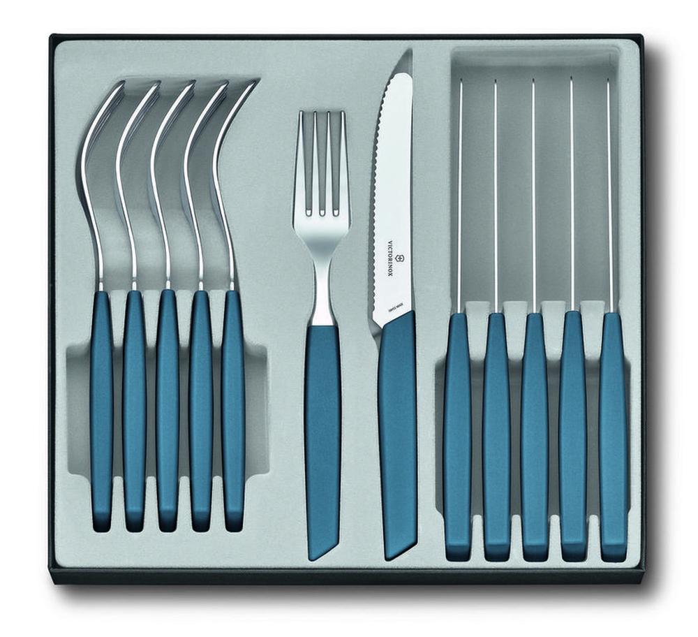 Victorinox Swiss Modern Table Set, 12 Piece (Cornflower) - 30x25x2.5cm, 7613329116012