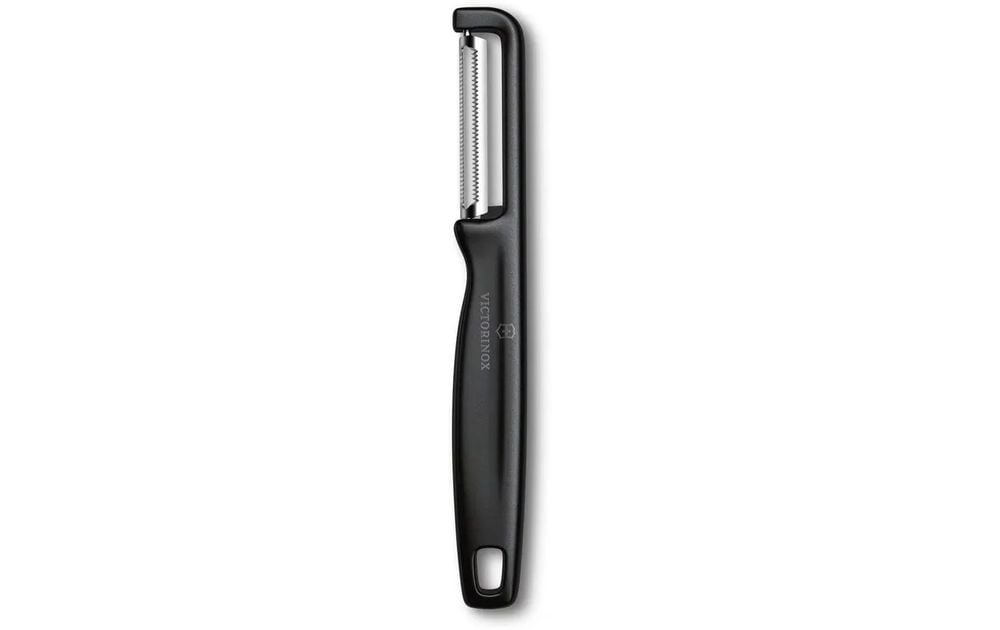 Victorinox Iota Peeler, Serrated Double Edge (Black) - 10cm by Victorinox - ISBN: 7613329185681