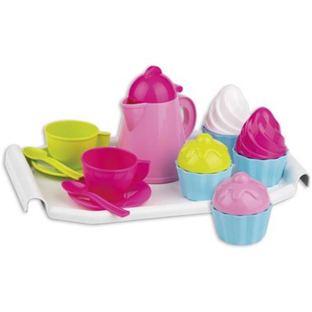 Androni Giocattoli Magic Kitchen Tea Set w/ Cupcakes Tray | Buy online ...