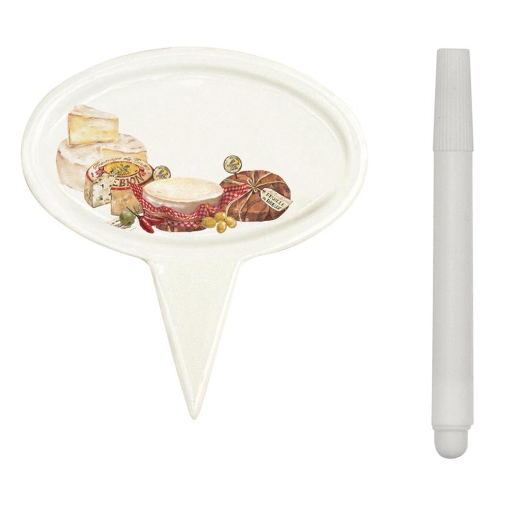 Dakota Vintage Cheese Labels/Marker Set, 6 Pieces, 8001544062105