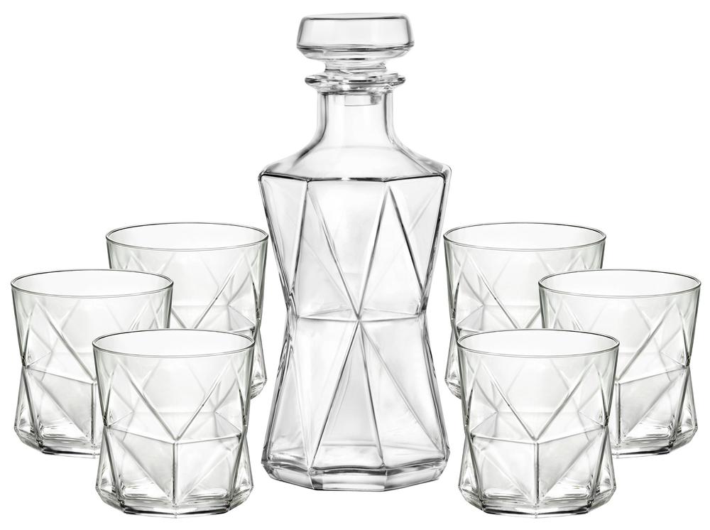 Bormioli Rocco Cassiopeia Decanter and Tumbler Set, 7 Piece Buy
