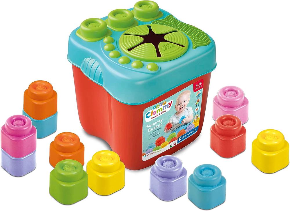 Baby Clemmy: Sensory Bucket, 15 Pcs, 8005125178070