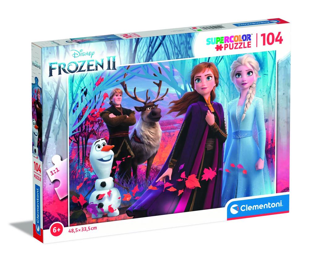 Clementoni Super Colour: Frozen 2 Jigsaw Puzzle, 104 Piece | Buy online ...