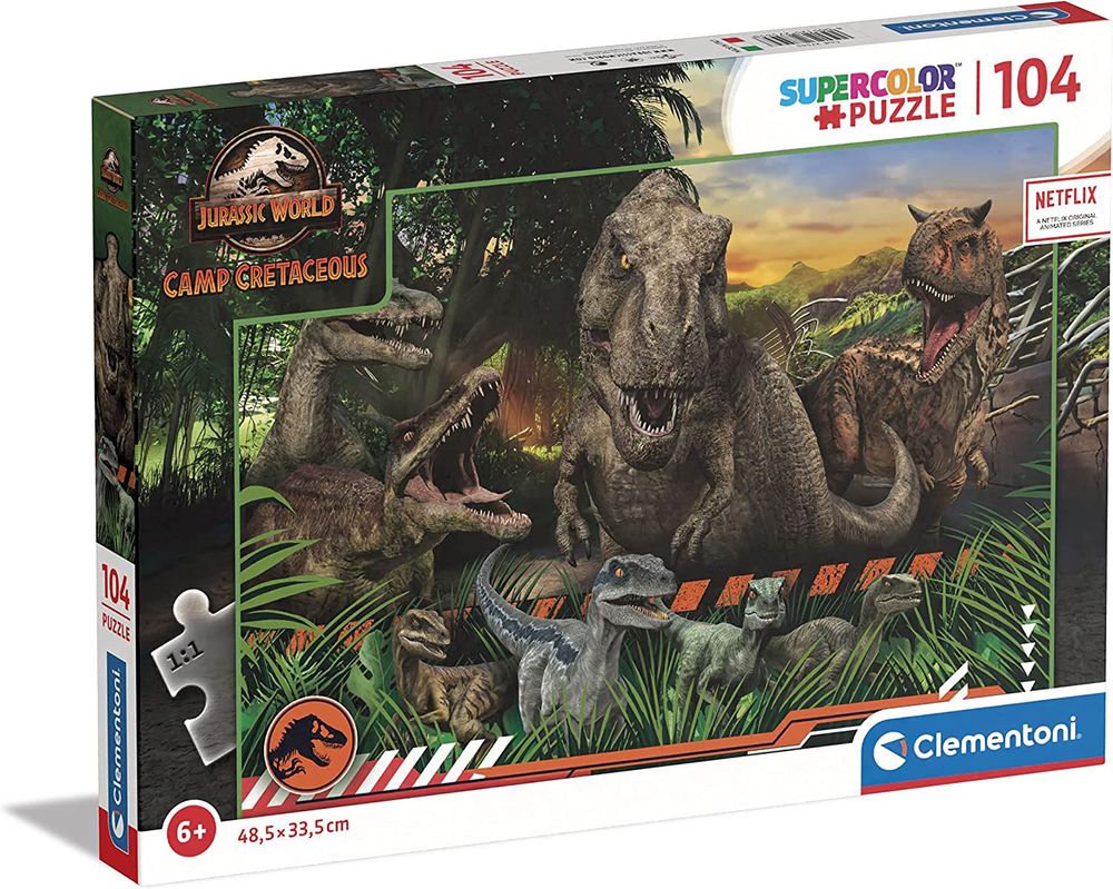 Clementoni Super Colour: Jurassic World Camp Cretaceous 2 Jigsaw Puzzle ...