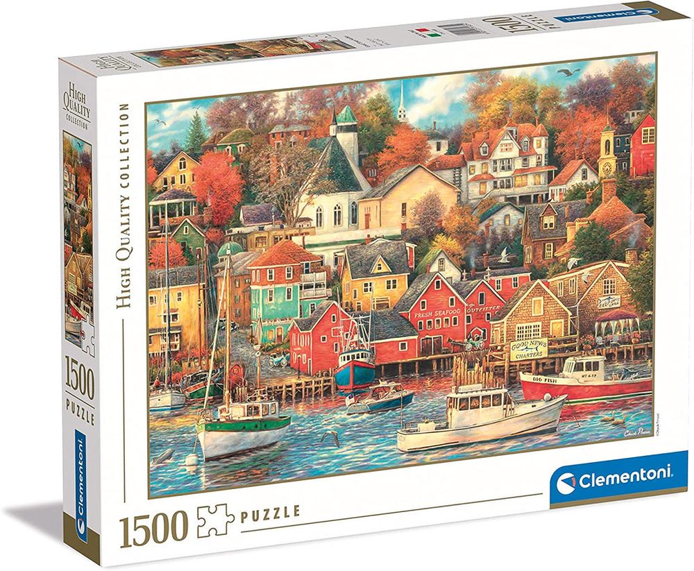 Clementoni Good Time Harbour Jigsaw Puzzle 1500 Piece Buy Online At clementoni-good-time-harbour-jigsaw-puzzle-1500-piece-buy-online-at