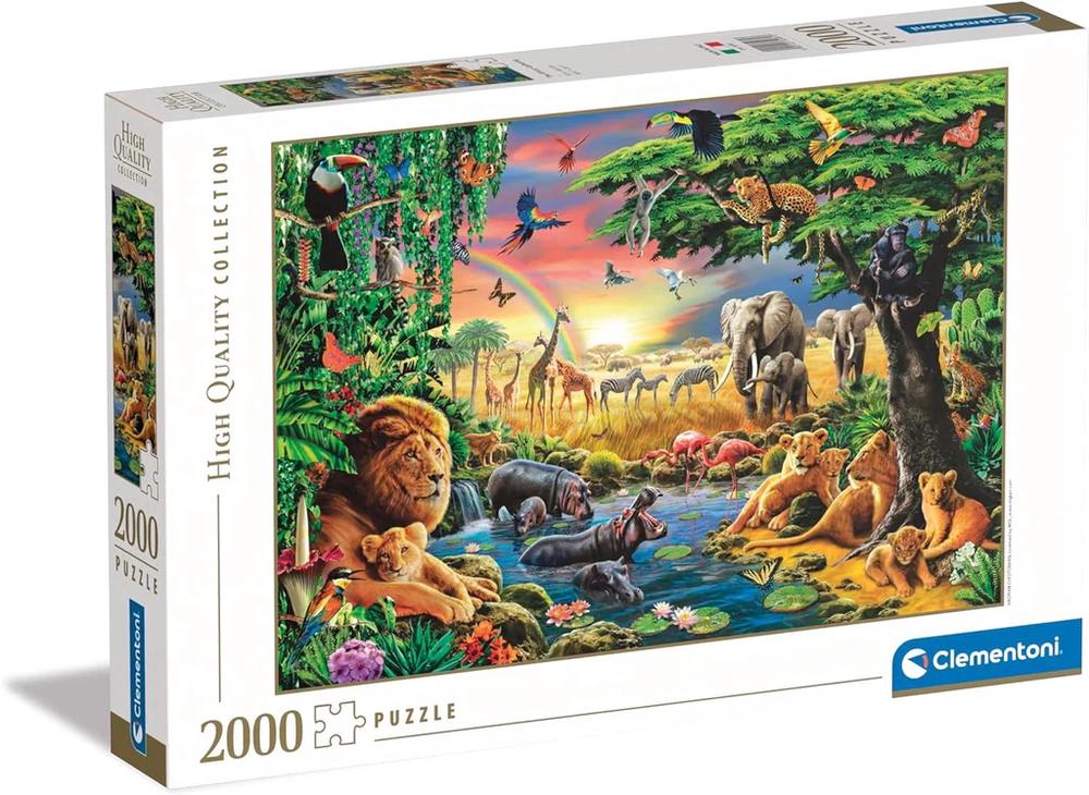 Clementoni The African Gathering Puzzle, 2000pc, 8005125320813
