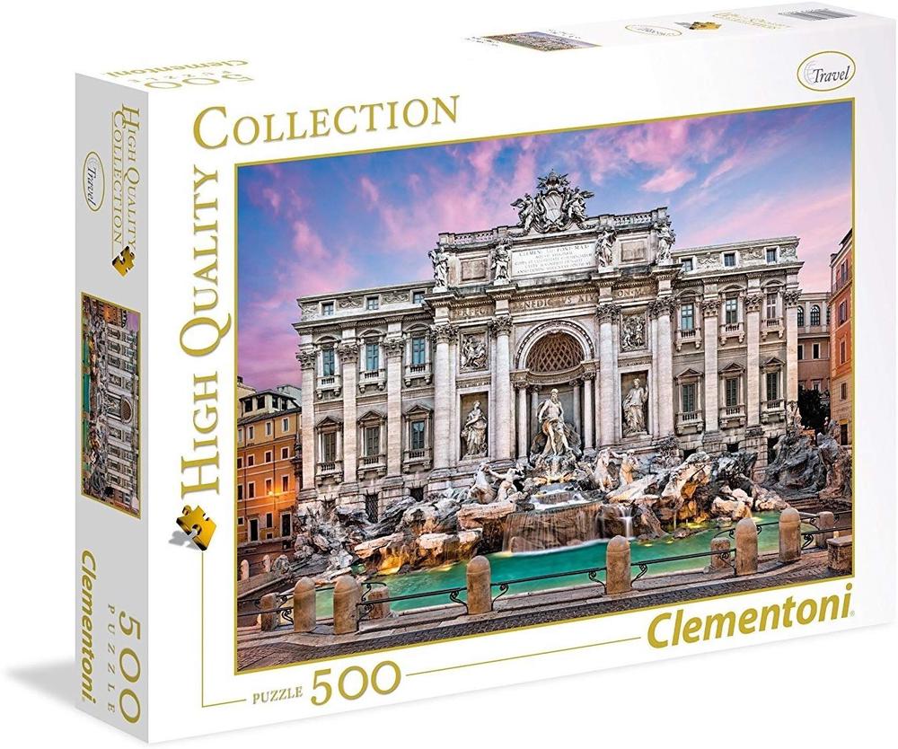 Clementoni Trevi Fountain Puzzle, 500 Piece, 8005125350476