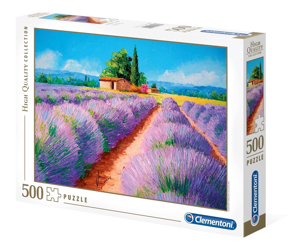Clementoni Lavender Scent Jigsaw Puzzle, 500 Piece, 8005125350735