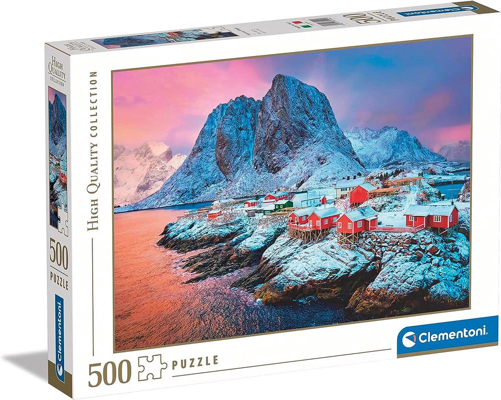 Hamnoy Village Jigsaw Puzzle, 500 Piece, 8005125351442