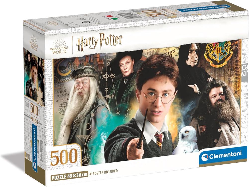 Clementoni Harry Potter Design 1 Poster Included Jigsaw Puzzle, 500 Pieces by Clementoni - ISBN: 8005125355341