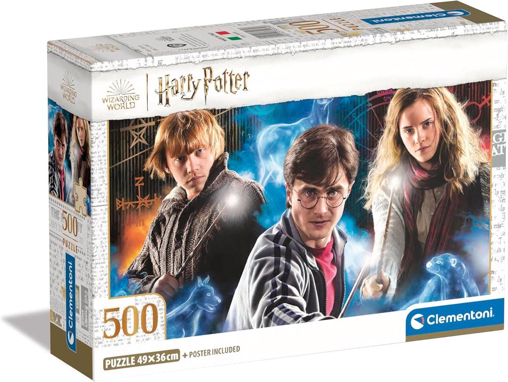 Clementoni Harry Potter Design 2 Poster Included Jigsaw Puzzle, 500 Pieces by Clementoni - ISBN: 8005125355358