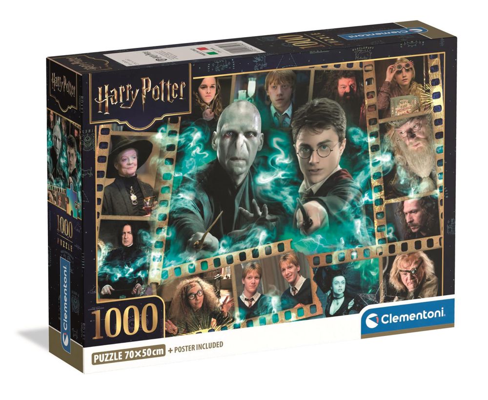 Clementoni Harry Potter Poster Included Jigsaw Puzzle, 1000 Pieces by Clementoni - ISBN: 8005125370481