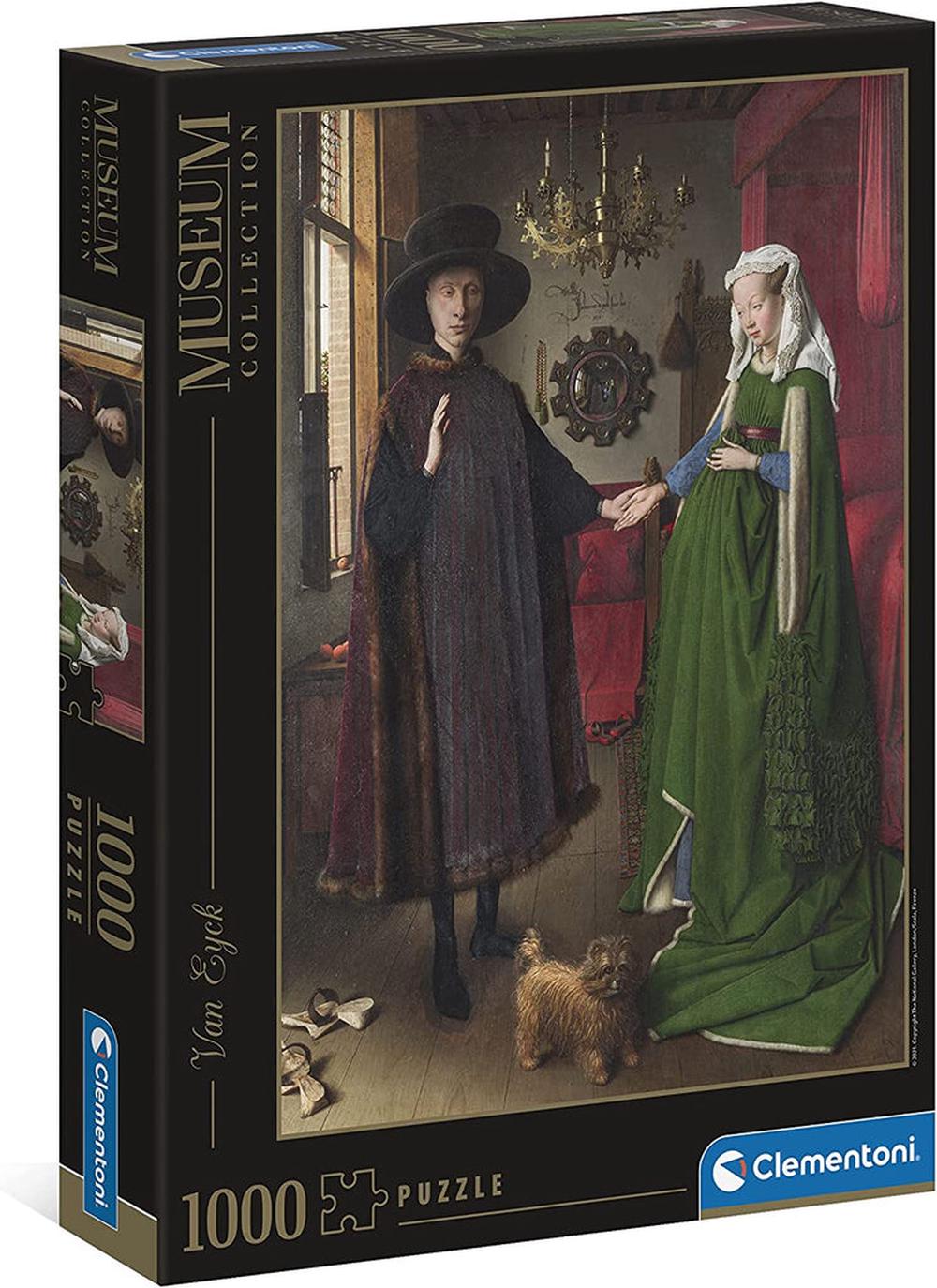 Clementoni Museum Collection: Arnolfini And Wife Jigsaw Puzzle, 1000 Piece, 8005125396634