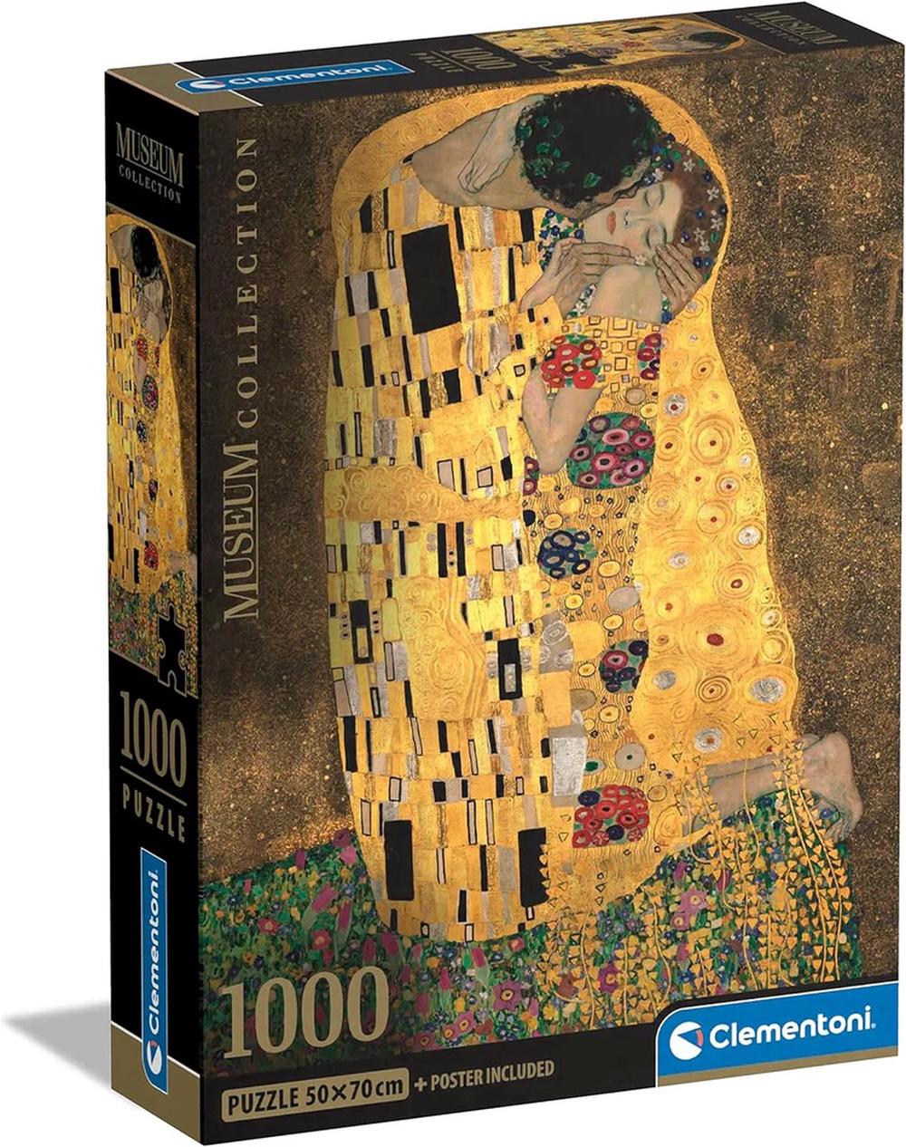 Museum Collection: Bacio 2018  (The Kiss - Klimt) Puzzle, 1000pc, 8005125397907