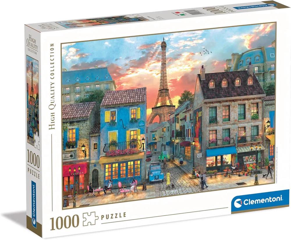 Clementoni Streets Of Paris Puzzle, 1000pc, 8005125398201