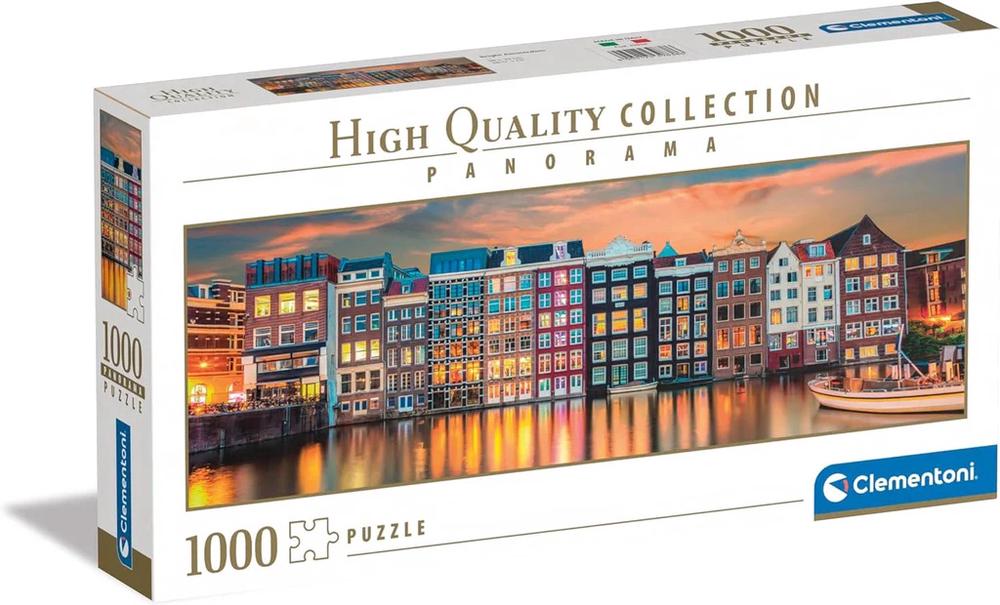 Bright Amsterdam, Panorama Puzzle, 1000pc, 8005125398386