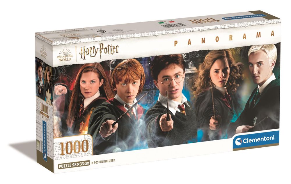 Clementoni Panorama Puzzle: Harry Potter Wands Ready Jigsaw Puzzle, 1000 Pieces by Clementoni - ISBN: 8005125398744