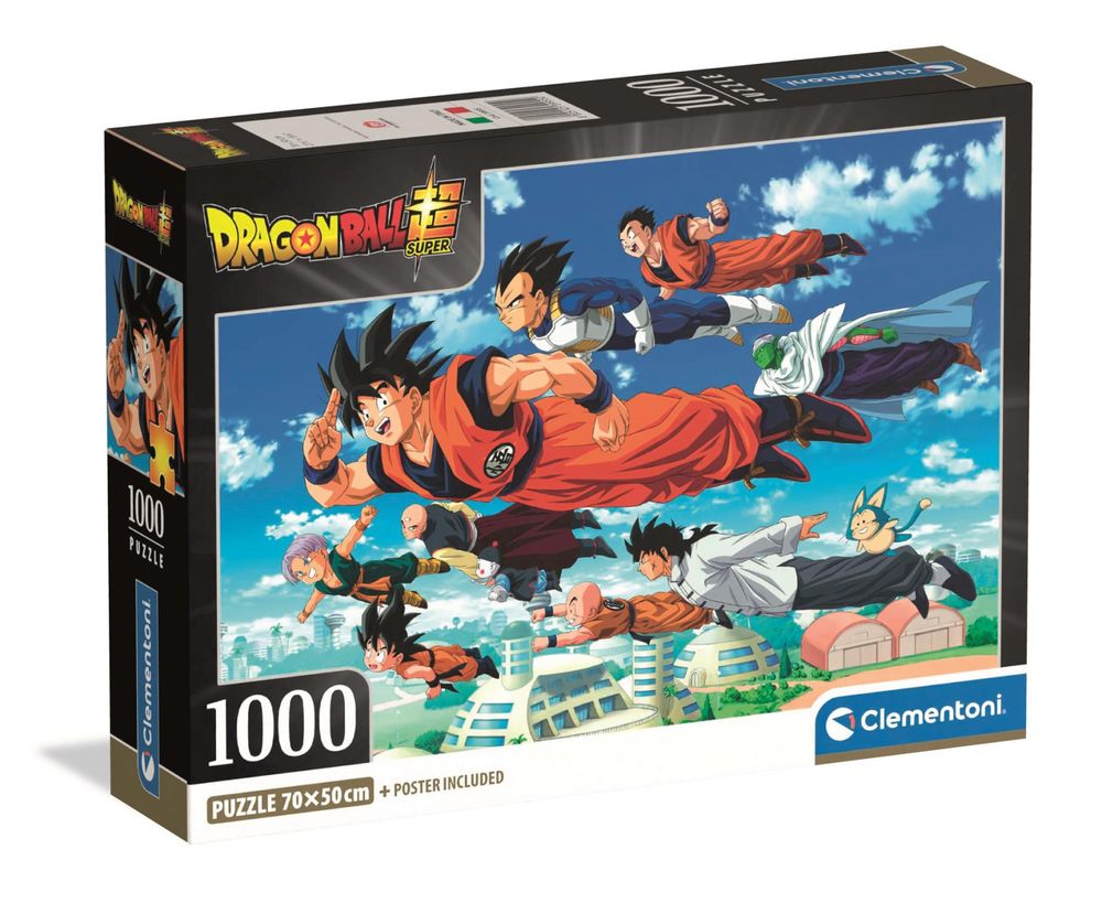 Clementoni Dragonball Z Flying Jigsaw Puzzle, 1000 Pieces by Clementoni - ISBN: 8005125399550