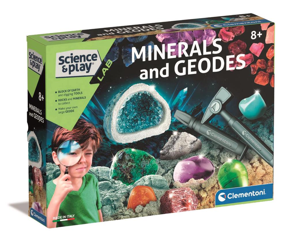 Clementoni Science & Play Minerals & Geodes Kit, 8005125613779