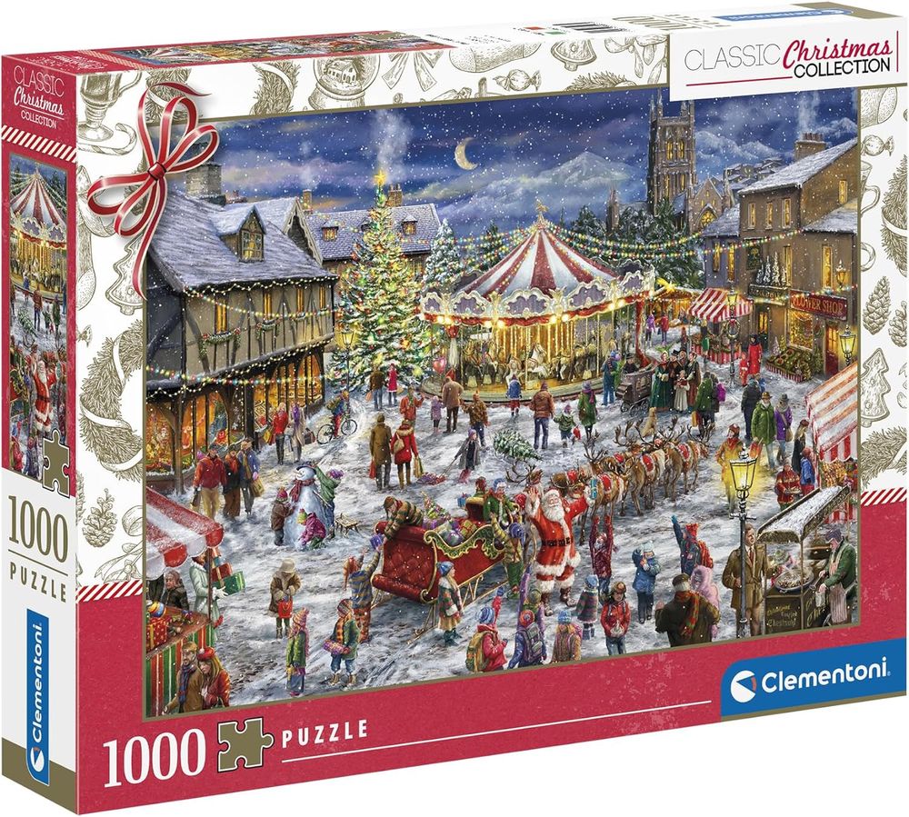 Clementoni Christmas Fair Jigsaw Puzzle, 1000 Pieces by Clementoni - ISBN: 8005125815050