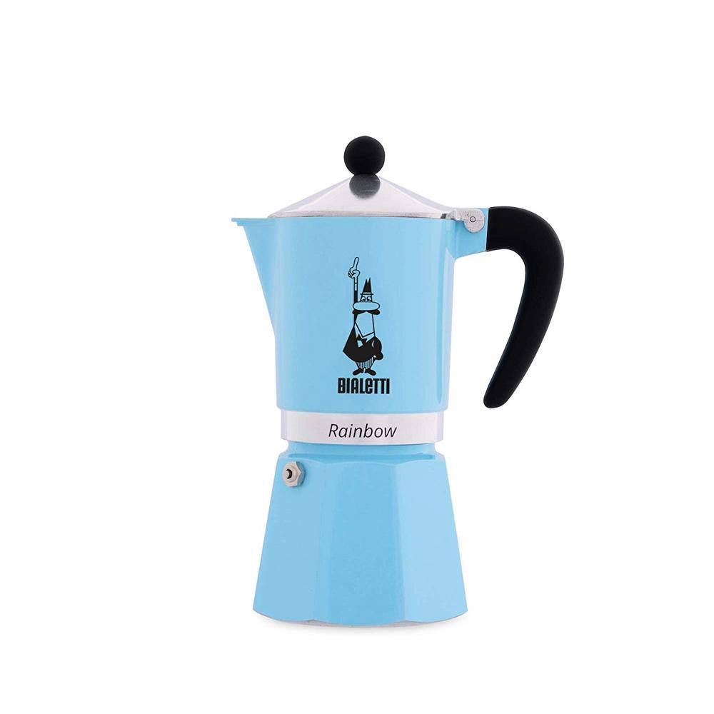 Bialetti Rainbow Coffee Maker (Light Blue) - 6 Cups | Buy online at The