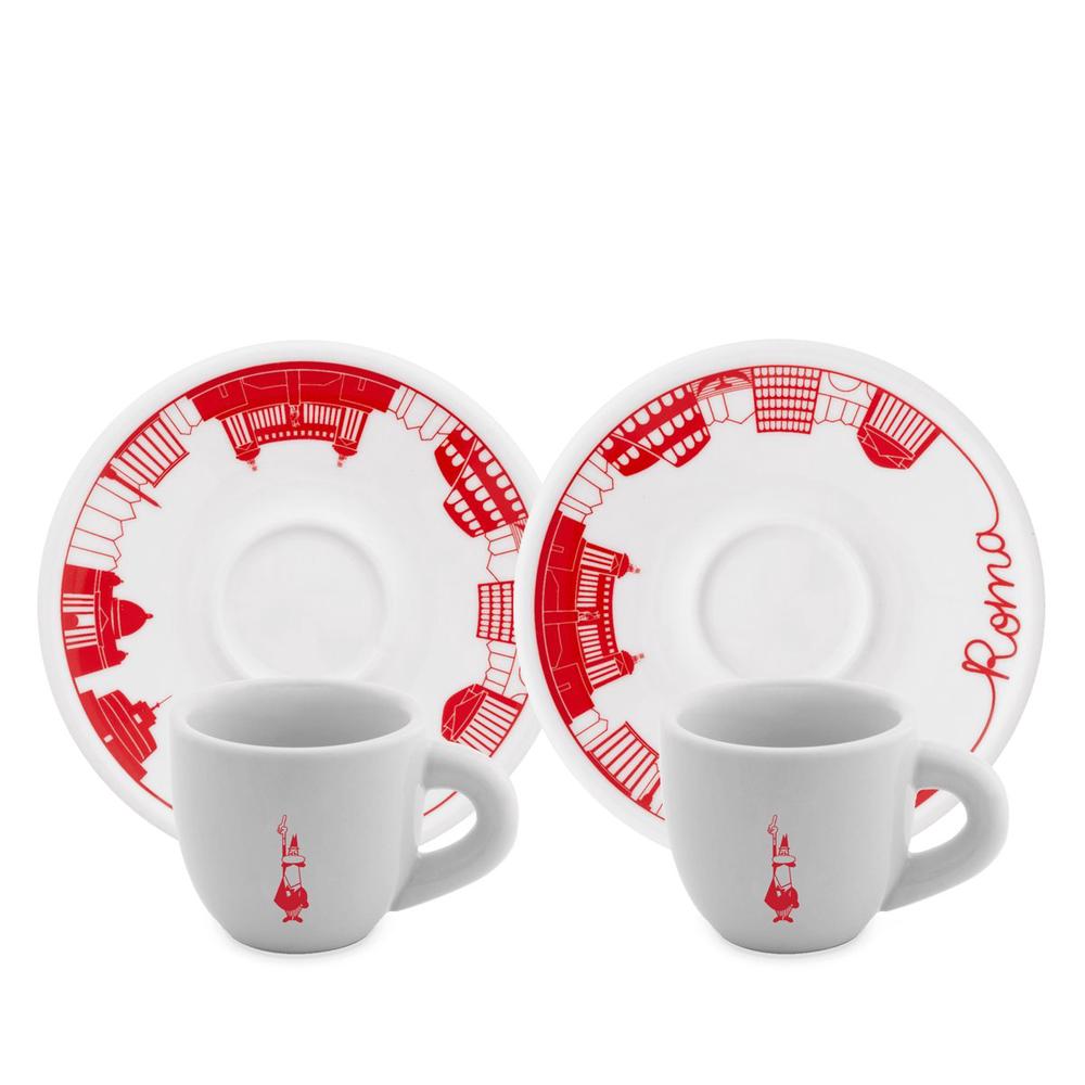 Bialetti Espresso Cup and Saucer Set, 2 Pieces (Roma) Buy online at