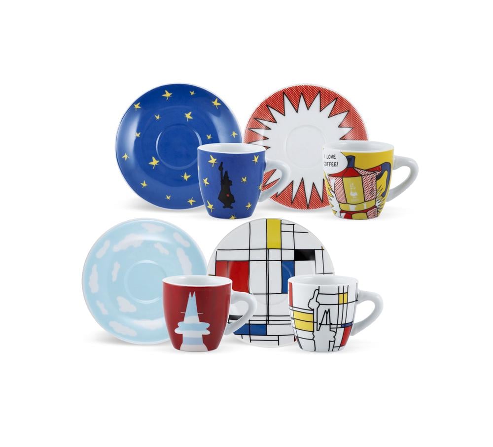 Bialetti Art Series Espresso Cup Set, 4 Piece | Buy Online At The Nile