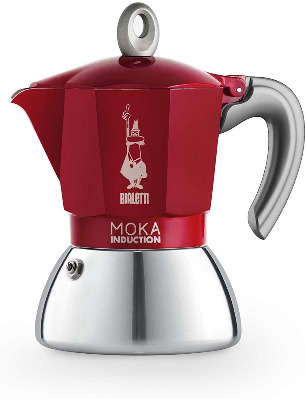 Moka Induction Coffee Maker (Red), 8006363029254