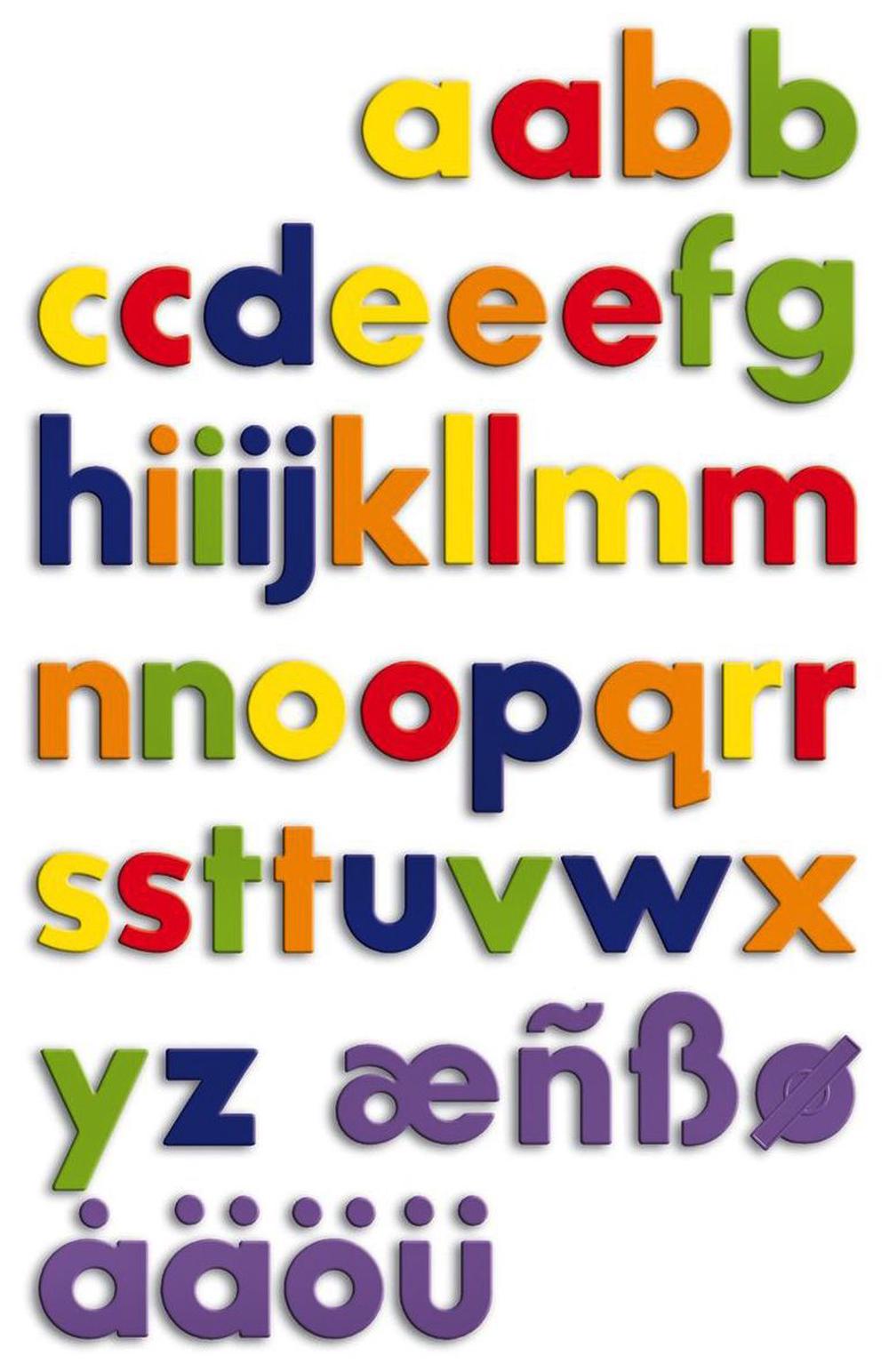 Quercetti Magnetic Lowercase Letters, 48 Piece | Buy online at The Nile