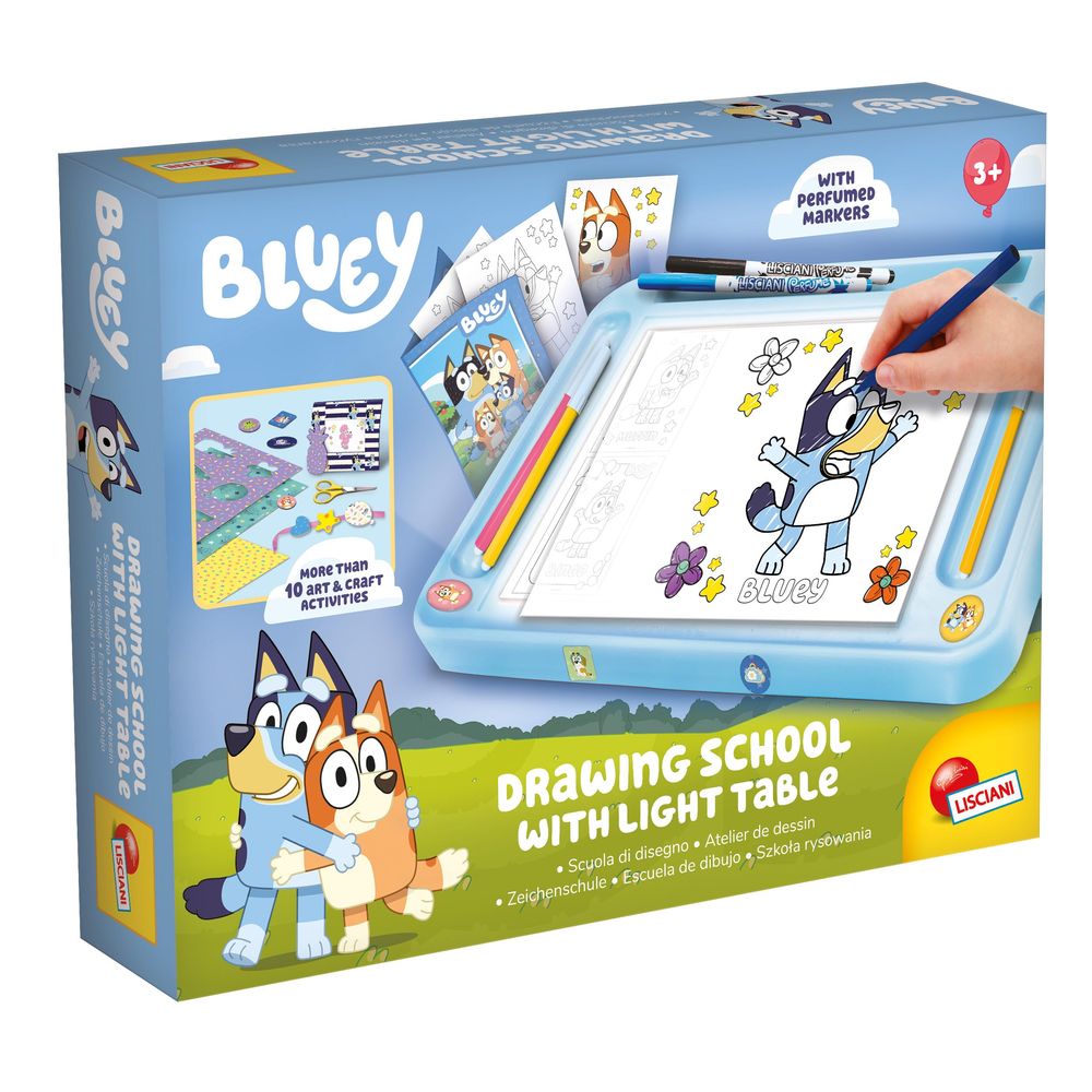 Lisciani Bluey Educational Drawing School Light Table Kit by Lisciani - ISBN: 8008324110681