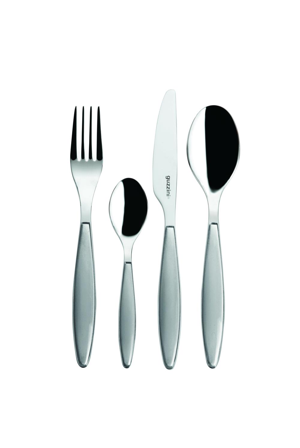 Guzzini Cutlery Set, 24 Piece (Sky Grey) Buy online at The Nile