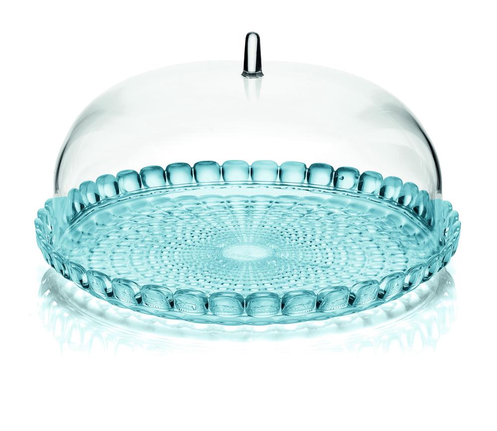 Guzzini Cake Stand With Dome (Sea Blue) 30x16cm Buy online at The Nile