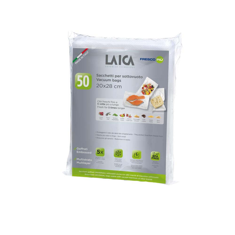 Vacuum Bags - Pack of 50 - 20 x 28cm, 8013240401133